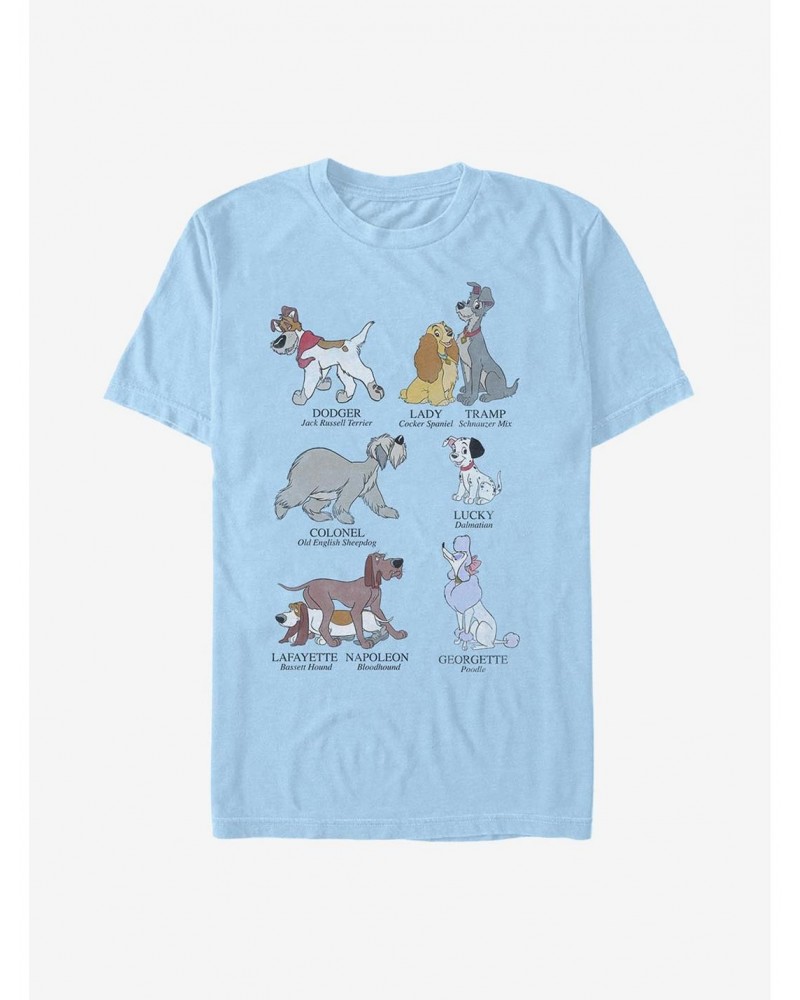 Disney Classic Dog Breeds T-Shirt $10.04 T-Shirts