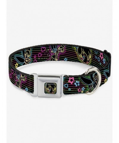 Disney Electric Tinkerbell Seatbelt Buckle Dog Collar $8.47 Pet Collars