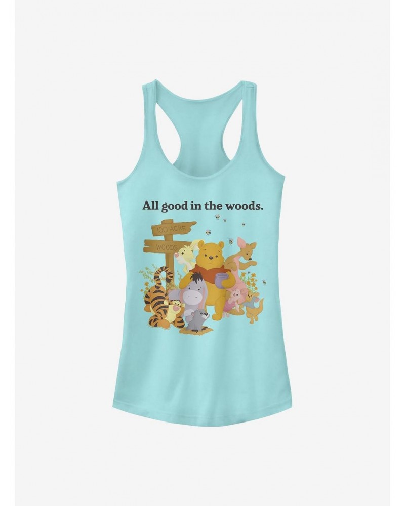 Disney Winnie The Pooh Pooh In The Woods Girls Tank $12.45 Tanks