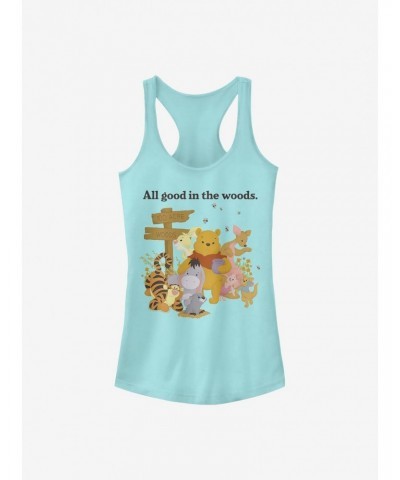 Disney Winnie The Pooh Pooh In The Woods Girls Tank $12.45 Tanks