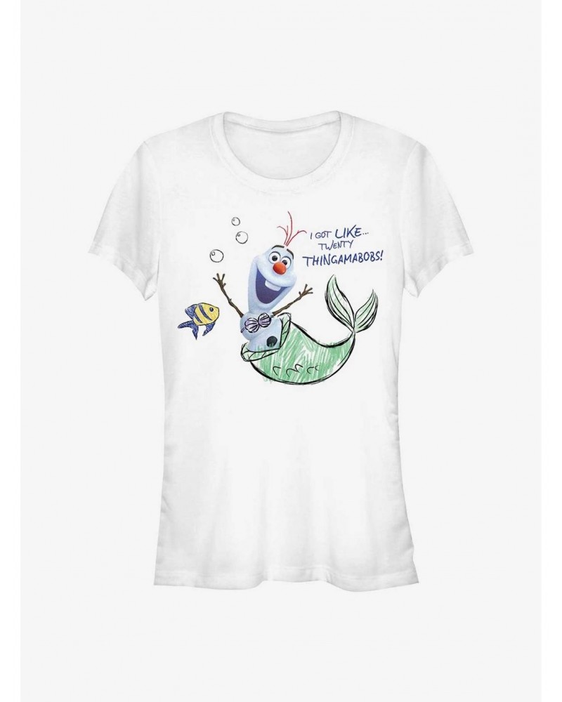 Disney Olaf Presents Olaf Mermaid Girls T-Shirt $7.47 T-Shirts