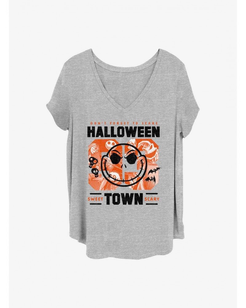 Disney The Nightmare Before Christmas Halloweentown Girls T-Shirt Plus Size $10.98 T-Shirts