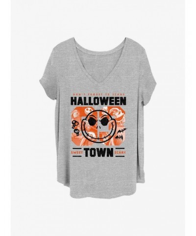 Disney The Nightmare Before Christmas Halloweentown Girls T-Shirt Plus Size $10.98 T-Shirts