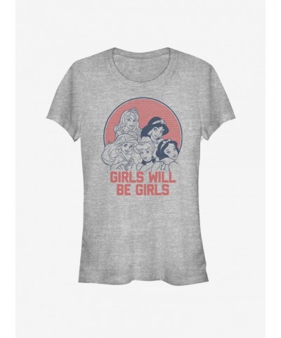 Disney Princess Classic Girl Vibes Girls T-Shirt $9.21 T-Shirts