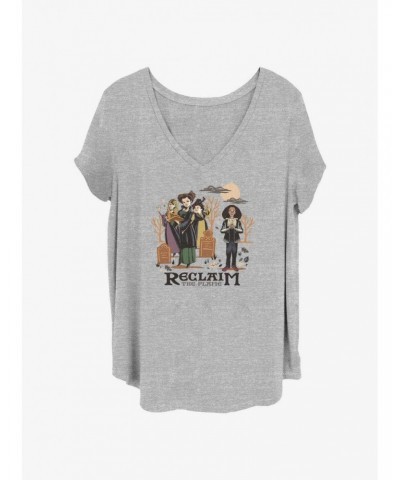 Disney Hocus Pocus 2 Reclaim The Flame Girls T-Shirt Plus Size $11.85 T-Shirts