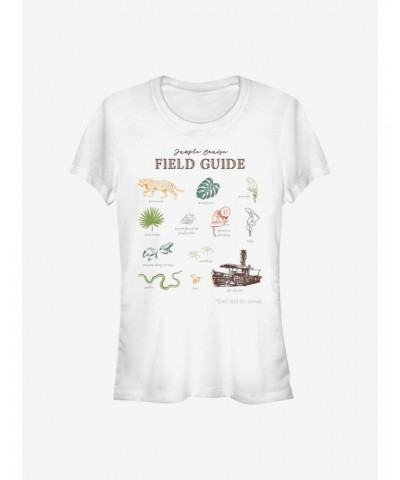 Disney Jungle Cruise Field Guide Girls T-Shirt $8.72 T-Shirts