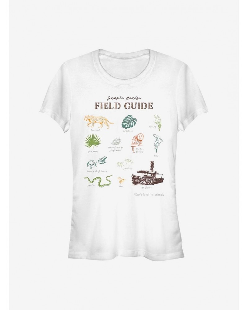 Disney Jungle Cruise Field Guide Girls T-Shirt $8.72 T-Shirts