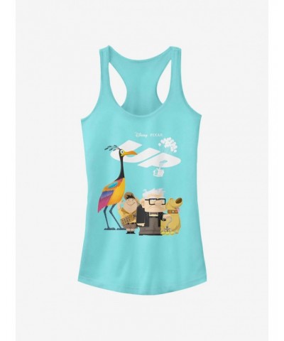 Disney Pixar Up Group Up Girls Tank $10.71 Tanks