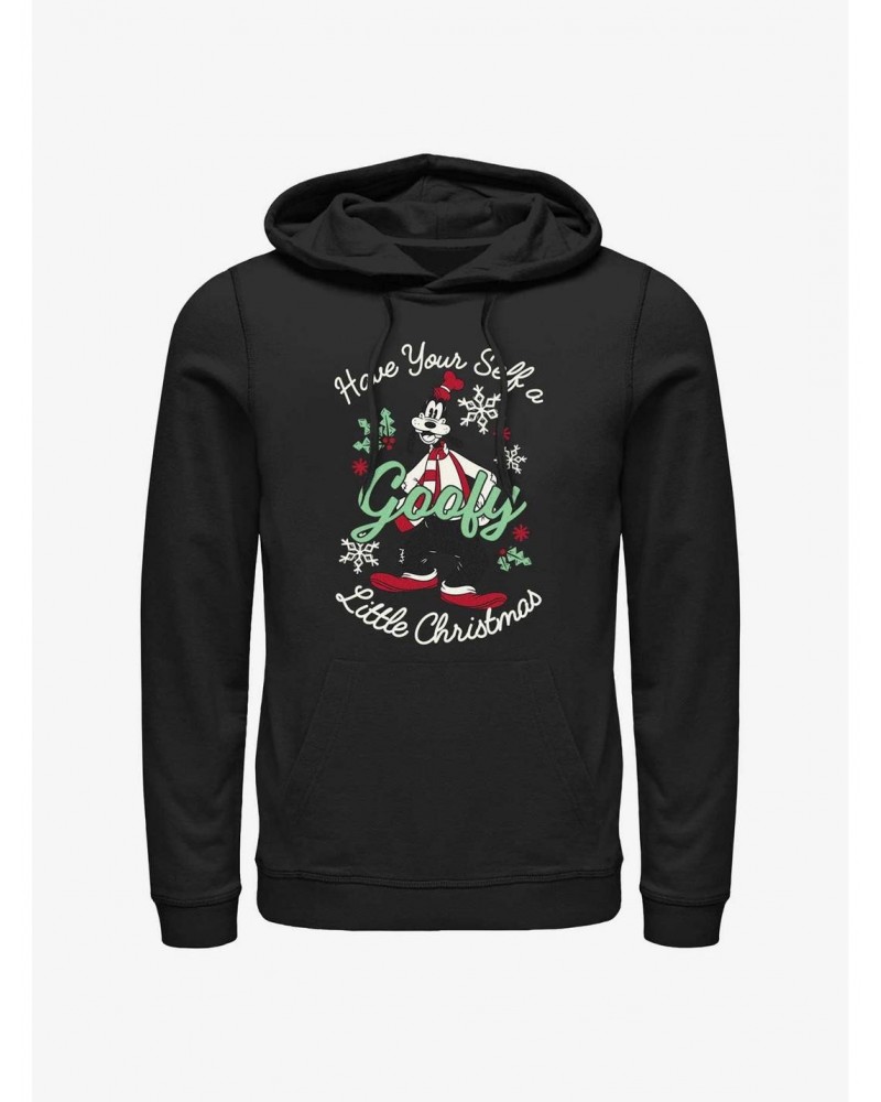 Disney Goofy Little Christmas Black Hoodie $14.37 Hoodies