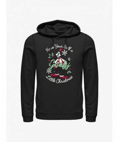 Disney Goofy Little Christmas Black Hoodie $14.37 Hoodies