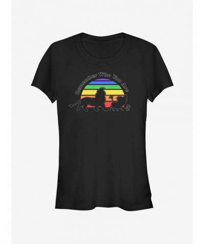 Disney The Lion King Remember Rainbow Girls T-Shirt $10.21 T-Shirts