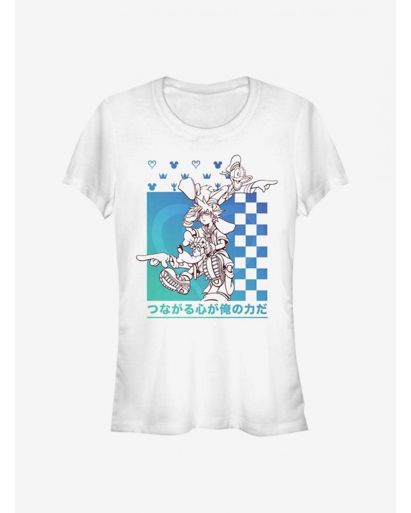 Disney Kingdom Hearts Power Friends Girls T-Shirt $9.21 T-Shirts