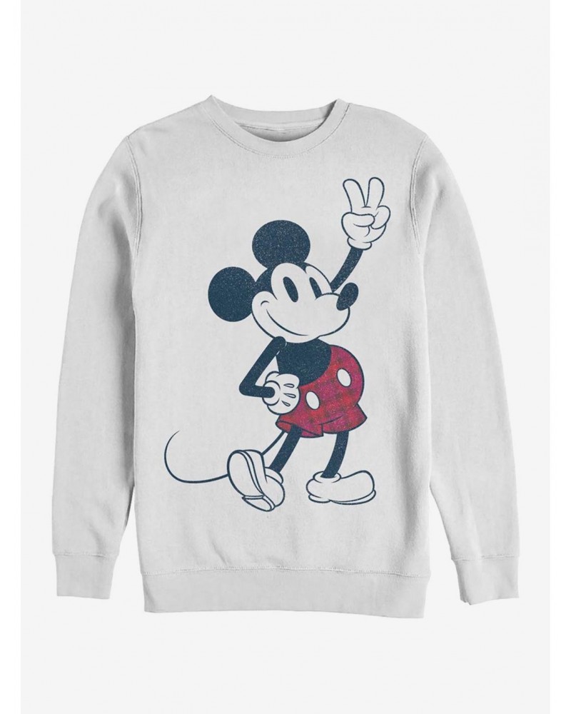 Disney Mickey Mouse Plaid Mickey Sweatshirt $11.07 Sweatshirts