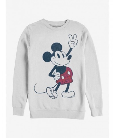 Disney Mickey Mouse Plaid Mickey Sweatshirt $11.07 Sweatshirts