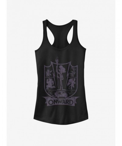 Disney Pixar Onward Char Badge Girls Tank $8.47 Tanks