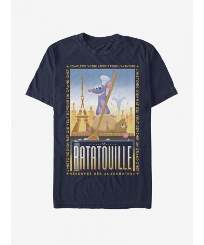 Disney Pixar Ratatouille Un Grand Chef Poster T-Shirt $9.08 T-Shirts