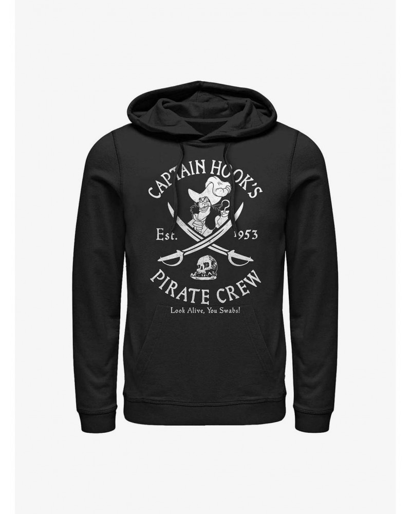 Disney Peter Pan Captain Hook's Pirate Crew Hoodie $17.06 Hoodies