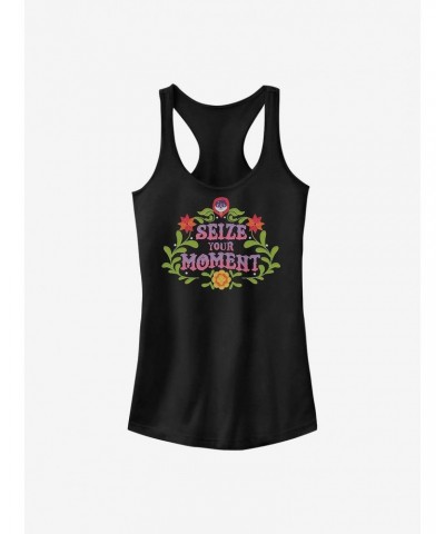 Disney Pixar Coco Seize Your Moment Emblem Girls Tank $8.47 Tanks