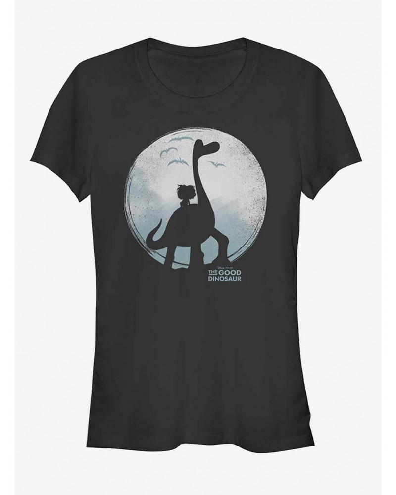 Disney Pixar The Good Dinosaur Arlo and Spot Moon Girls T-Shirt $7.47 T-Shirts