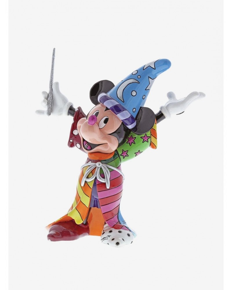 Disney Mickey Mouse Romero Britto Sorcerer Mickey Figurine $27.87 Figurines