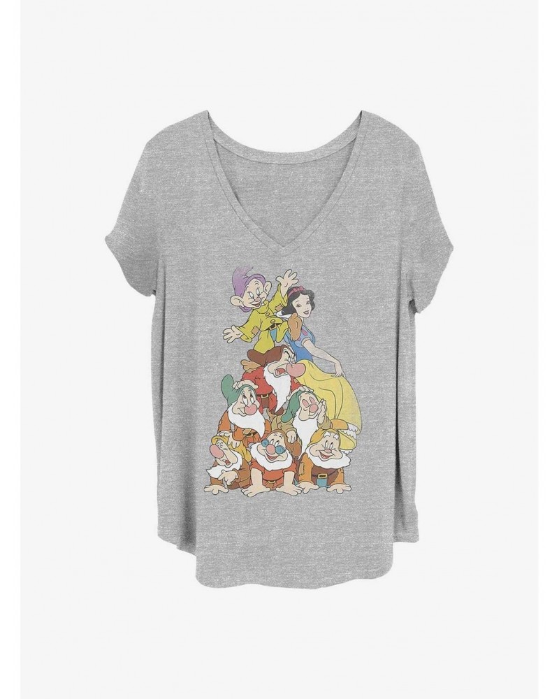 DIsney Snow White and the Seven Dwarfs Squad Girls T-Shirt Plus Size $14.16 T-Shirts