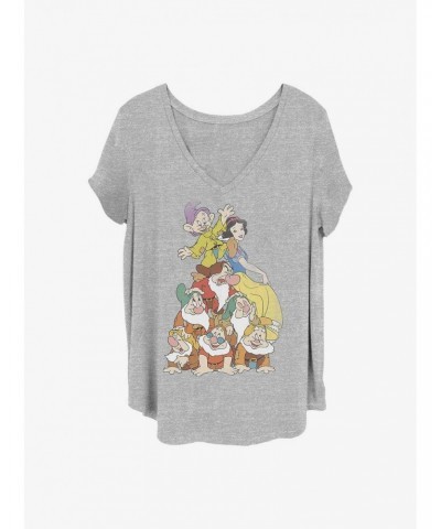 DIsney Snow White and the Seven Dwarfs Squad Girls T-Shirt Plus Size $14.16 T-Shirts