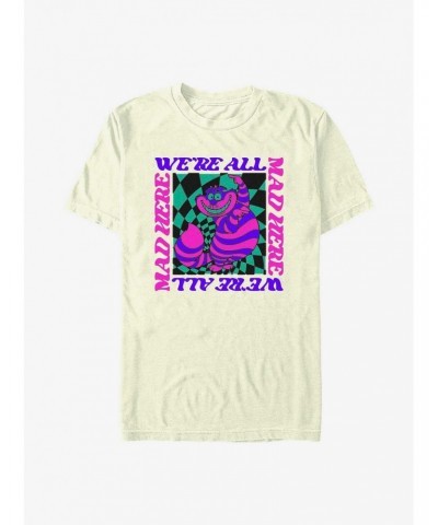 Disney Alice In Wonderland All Mad Trippy Cheshire T-Shirt $9.56 T-Shirts