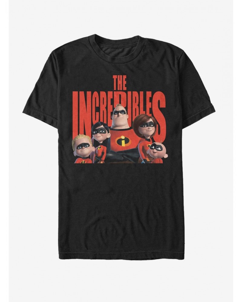 Disney Pixar The Incredibles Family Portrait T-Shirt $9.08 T-Shirts