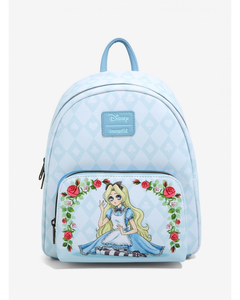 Loungefly Disney Alice In Wonderland Roses Mini Backpack $19.22 Backpacks