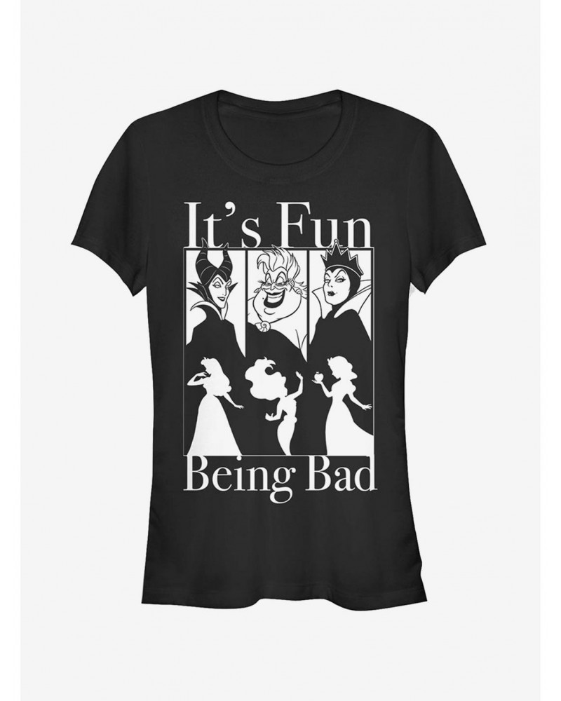 Disney Fun Being Bad Wicked Witches Girls T-Shirt $11.21 T-Shirts