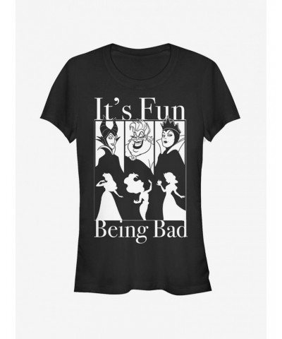 Disney Fun Being Bad Wicked Witches Girls T-Shirt $11.21 T-Shirts