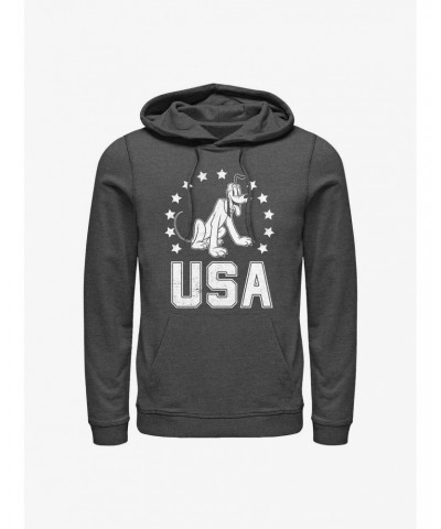 Disney Pluto Usa Hoodie $16.61 Hoodies