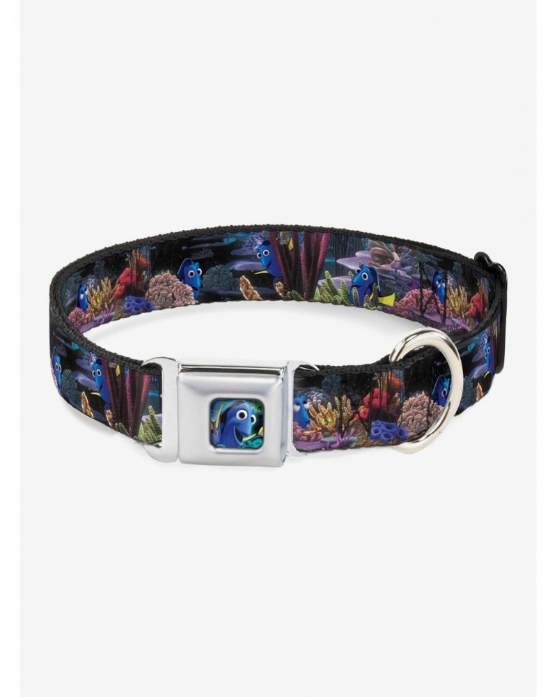 Disney Pixar Finding Dory Hiding Under The Sea Seatbelt Buckle Dog Collar $10.21 Pet Collars