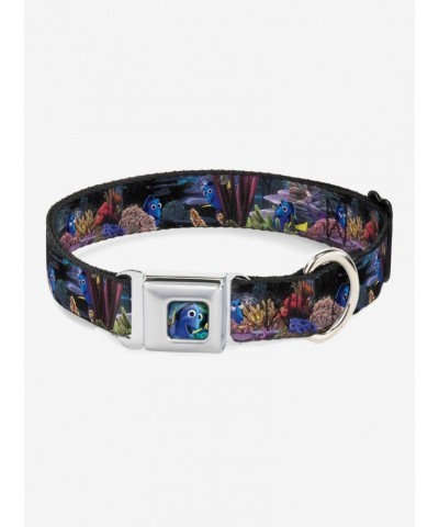 Disney Pixar Finding Dory Hiding Under The Sea Seatbelt Buckle Dog Collar $10.21 Pet Collars