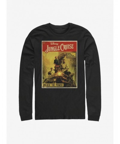 Disney Jungle Cruise Jungle Comic Cover Long-Sleeve T-Shirt $12.17 T-Shirts