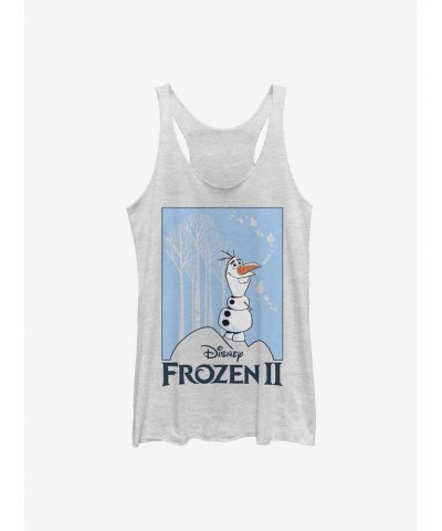 Disney Frozen 2 Olaf Cut Out Girls Tank $11.91 Tanks