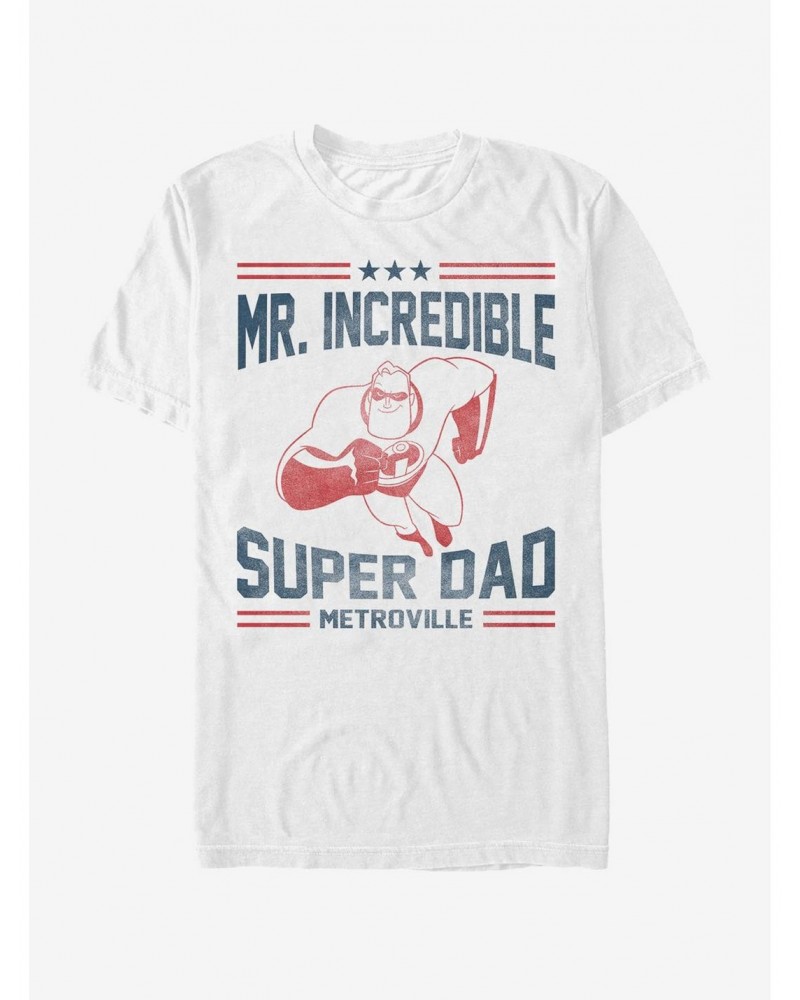 Disney Pixar The Incredibles Super Dad Metroville T-Shirt $10.52 T-Shirts