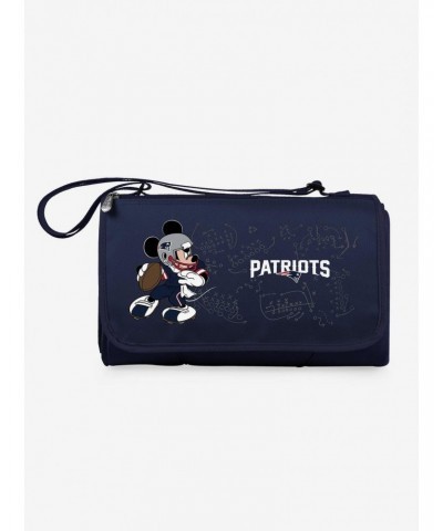 Disney Mickey Mouse NFL NE Patriots Outdoor Picnic Blanket $18.44 Blankets