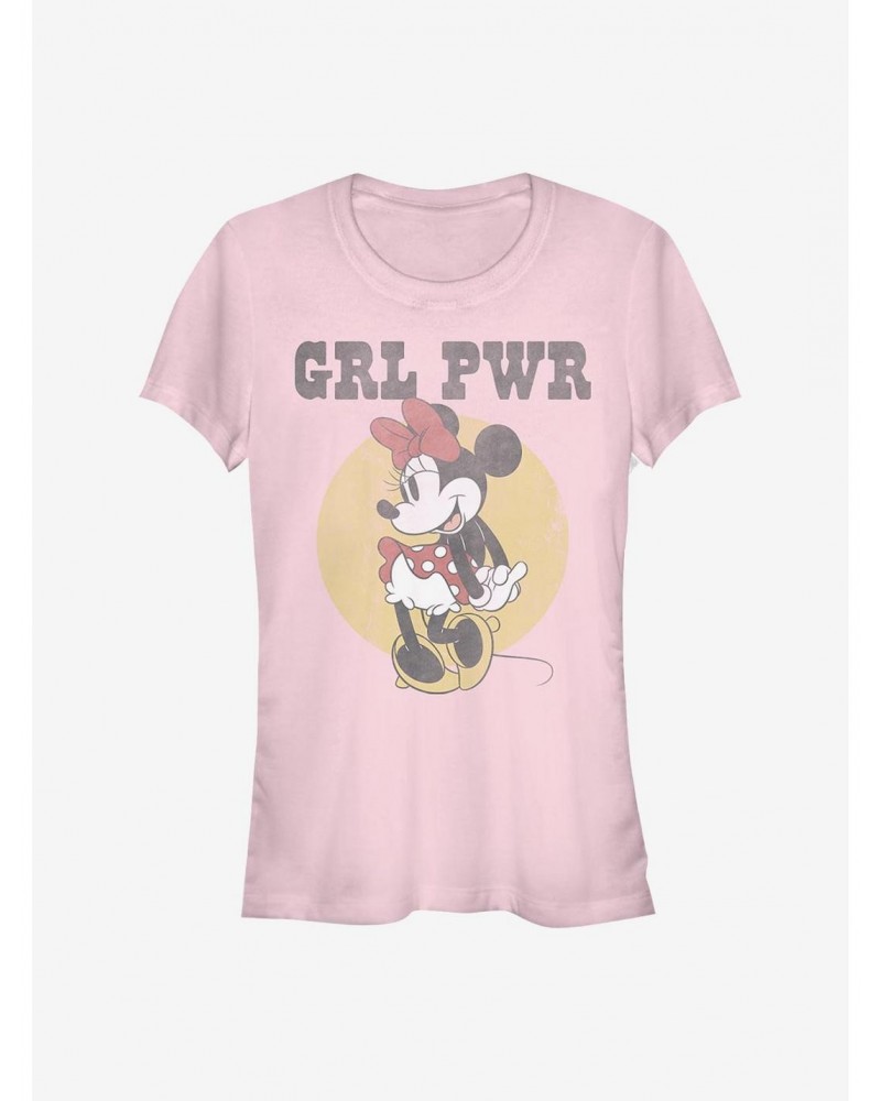 Disney Minnie Mouse Grl Pwr Minnie Girls T-Shirt $8.22 T-Shirts