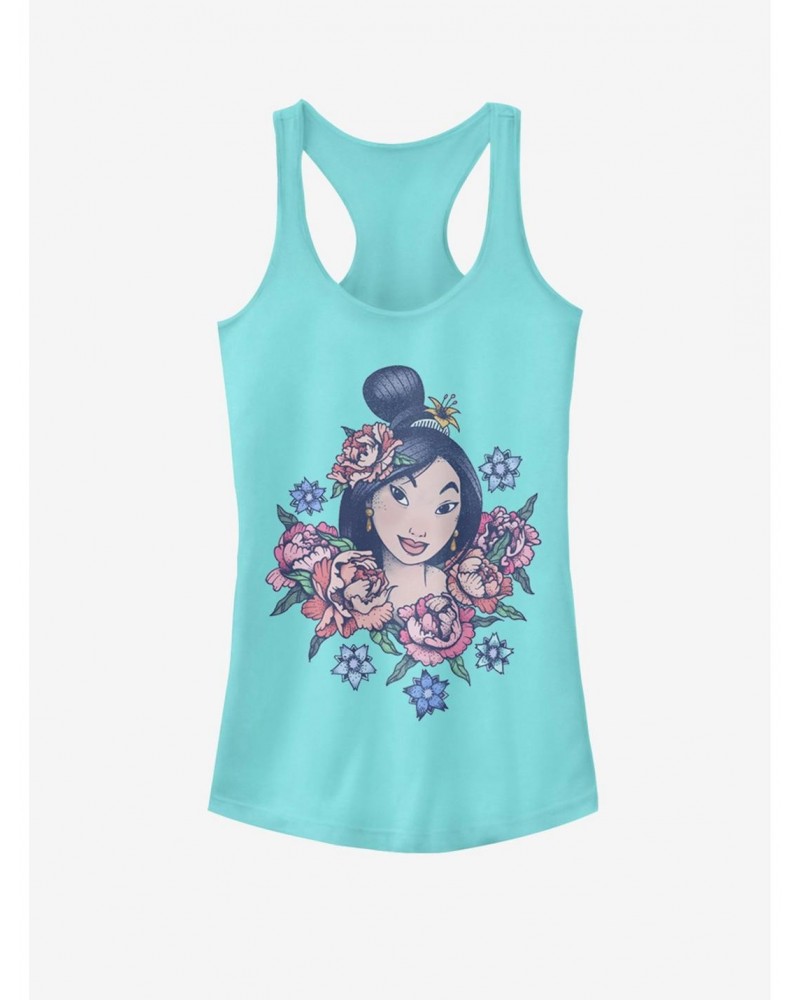 Disney Mulan Floral Mulan Girls Tank $7.47 Tanks