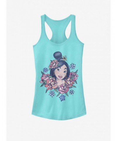 Disney Mulan Floral Mulan Girls Tank $7.47 Tanks