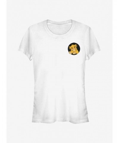 Disney The Lion King Simba Patch Girls T-Shirt $10.21 T-Shirts