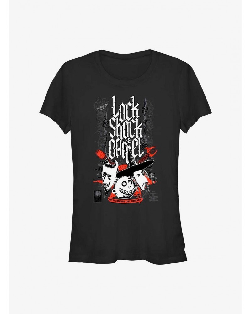 Disney The Nightmare Before Christmas Lock Shock and Barrel Girls T-Shirt $11.95 T-Shirts