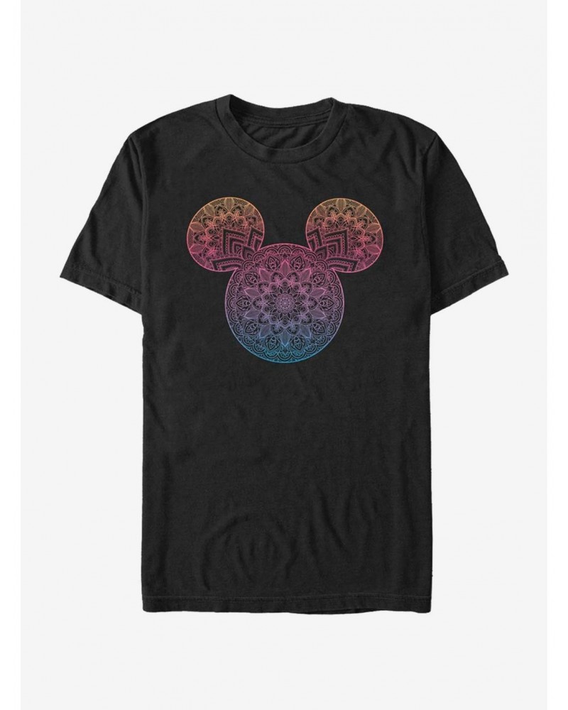 Disney Mickey Mouse Mickey Mandala Fill T-Shirt $9.80 T-Shirts