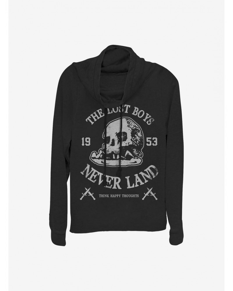 Disney Peter Pan Boys Be Lost Cowlneck Long-Sleeve Girls Top $19.31 Tops