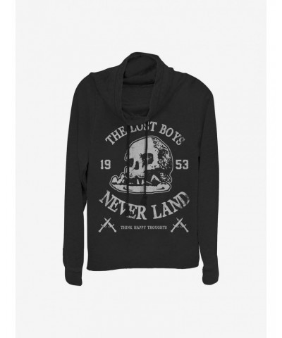 Disney Peter Pan Boys Be Lost Cowlneck Long-Sleeve Girls Top $19.31 Tops