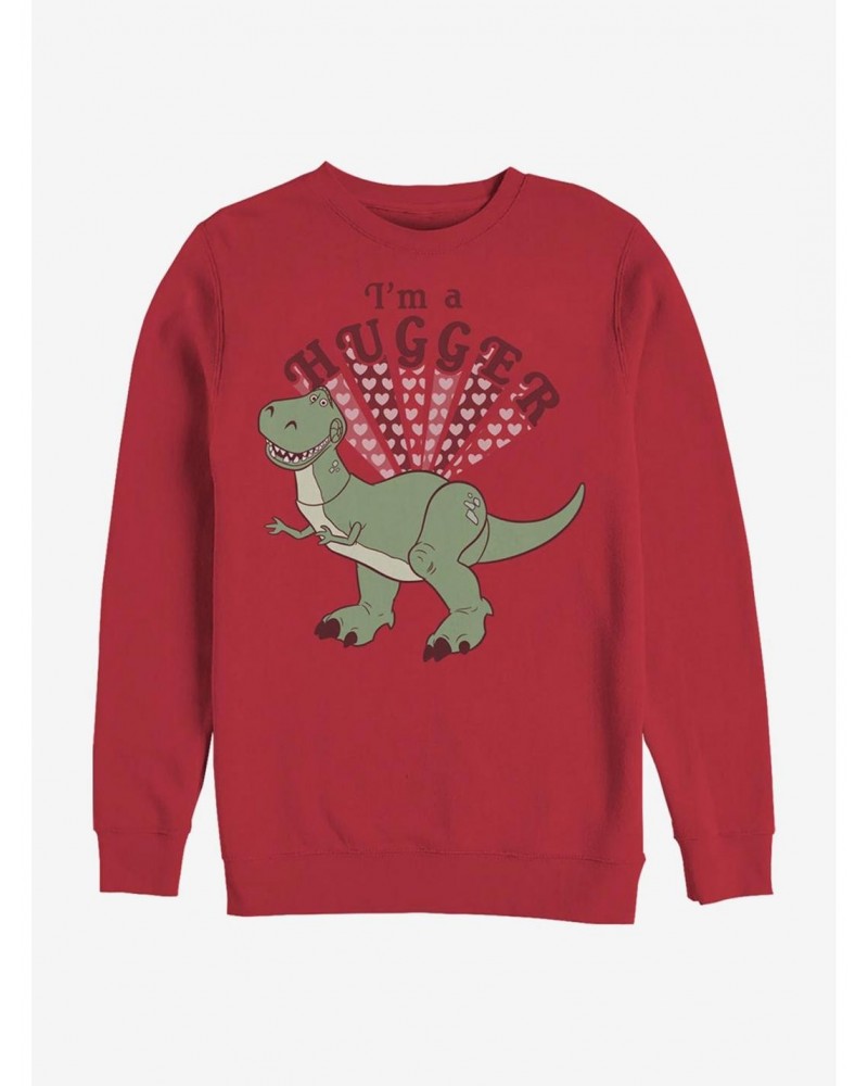 Disney Pixar Toy Story Hugger Rex Crew Sweatshirt $16.24 Sweatshirts