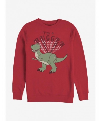 Disney Pixar Toy Story Hugger Rex Crew Sweatshirt $16.24 Sweatshirts