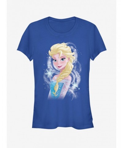 Disney Frozen Elsa Swirl Girls T-Shirt $11.95 T-Shirts