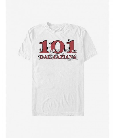 Disney 101 Dalmatians Logo Pups T-Shirt $10.99 T-Shirts